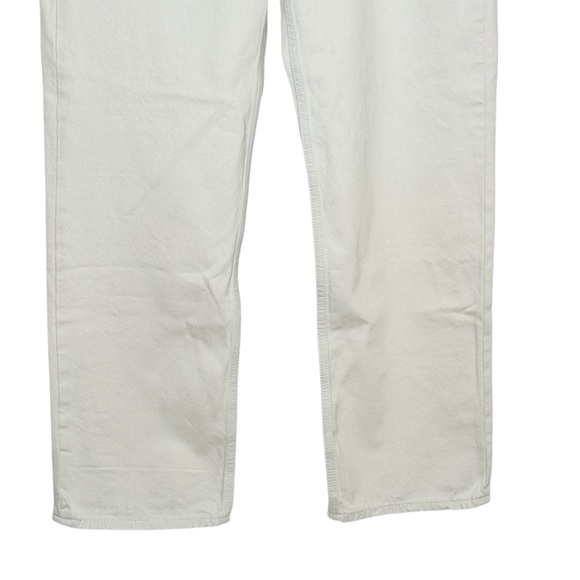 Levis Low Pro Mid Rise Relaxed Cream Neutral Straight Leg Jeans Size 31 NWT - Picture 9 of 12